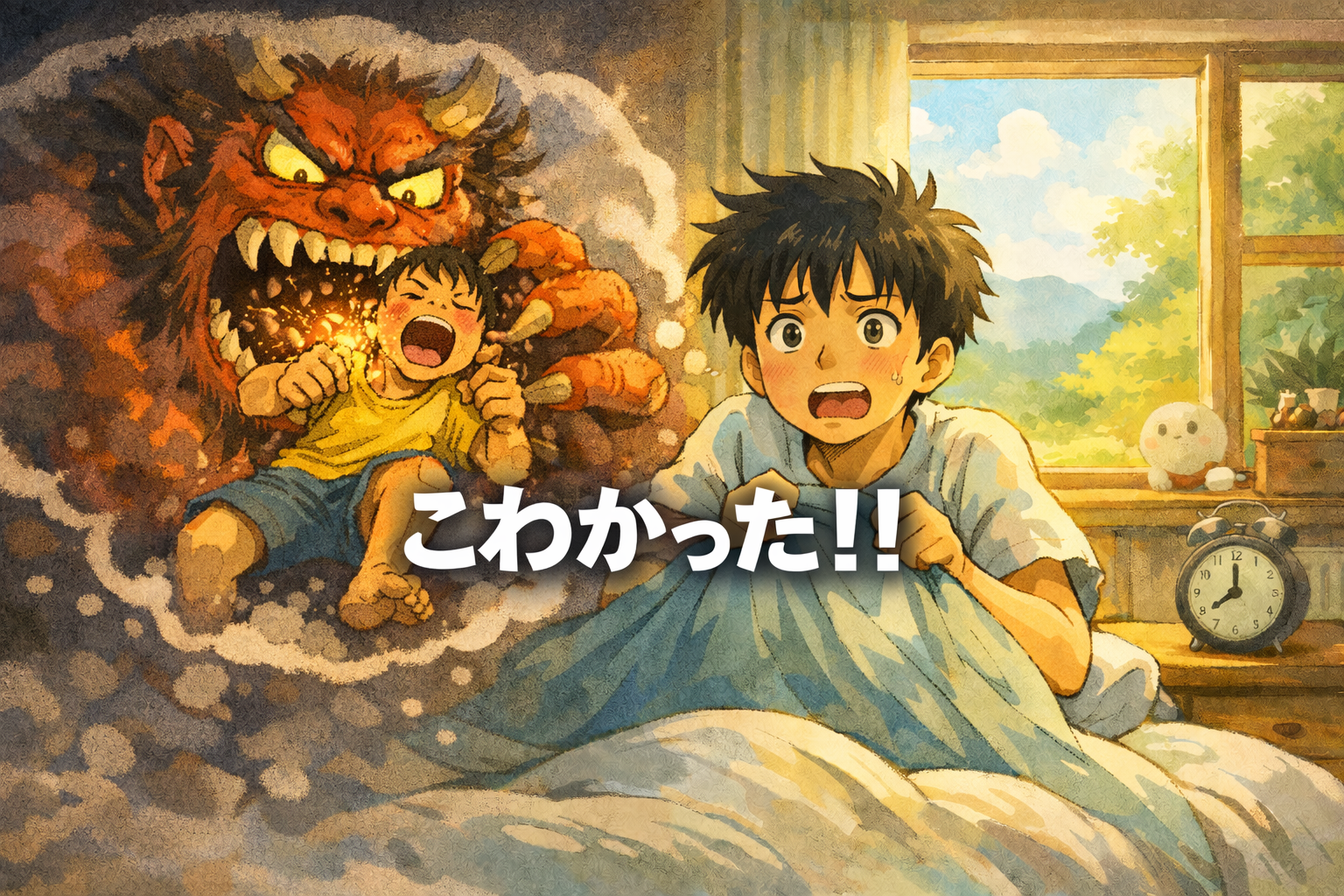 『アメリカの不良娘・ベッキー 』Vol.8――「赤鬼の夢と、生卵かけご飯の朝」――